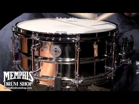 Dunnett Classic 14 x 6.5 Stainless Steel Beaded Snare Drum