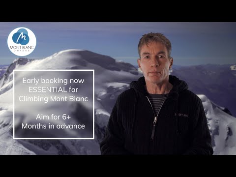 From 2022 Early Booking ESSENTIAL to Climb Mont Blanc