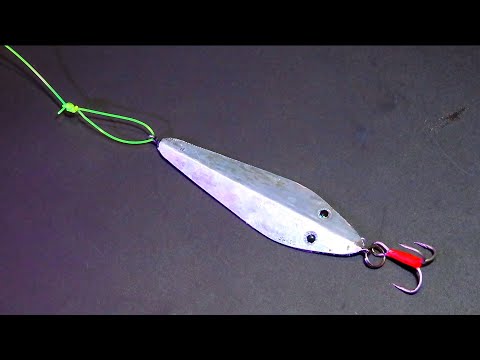YouTube video about: How to tie a spoon to fishing line?