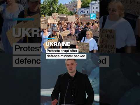 Ukraine: Protests erupt after defence minister sacked