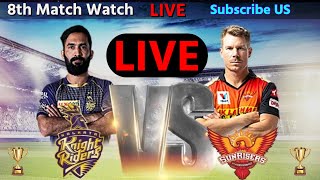 LIVE Cricket Scorecard KKR vs SRH | IPL 2020 - 8th Match | Kolkata KnightRiders- Sunrisers Hyderabad