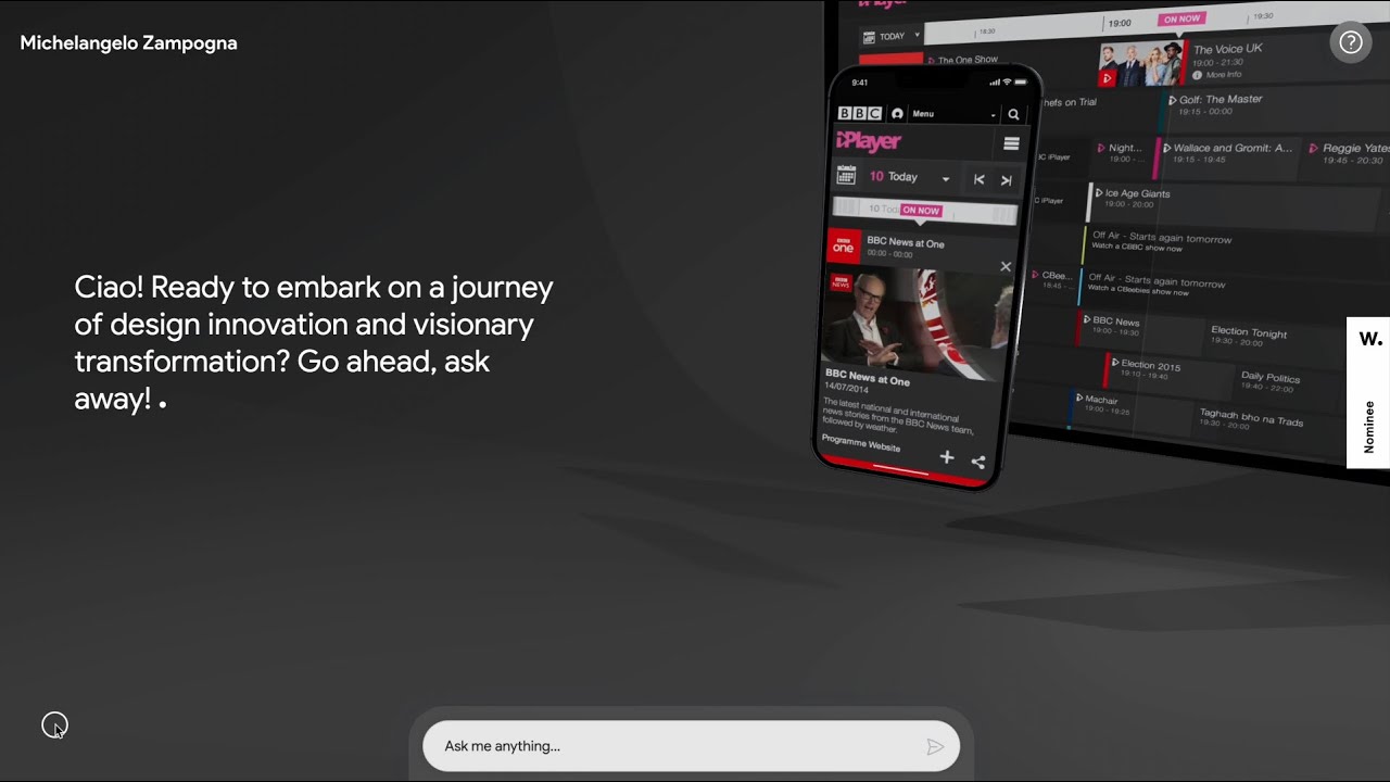 Conversational AI Portfolio - Awwwards Nominees 2024