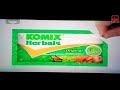Iklan Komix Herbal Sachet 2018