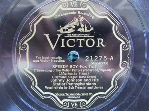 "Speedy Boy"  Johnny Johnson and his Statler Pennsylvanians