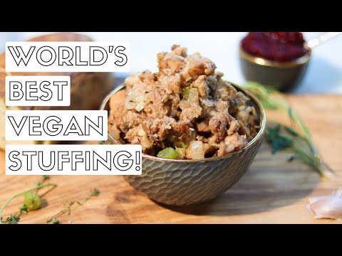 download lagu mp3 mp4 Best Vegan Stuffing Thanksgiving, download lagu Best Vegan Stuffing Thanksgiving gratis, unduh video klip Best Vegan Stuffing Thanksgiving