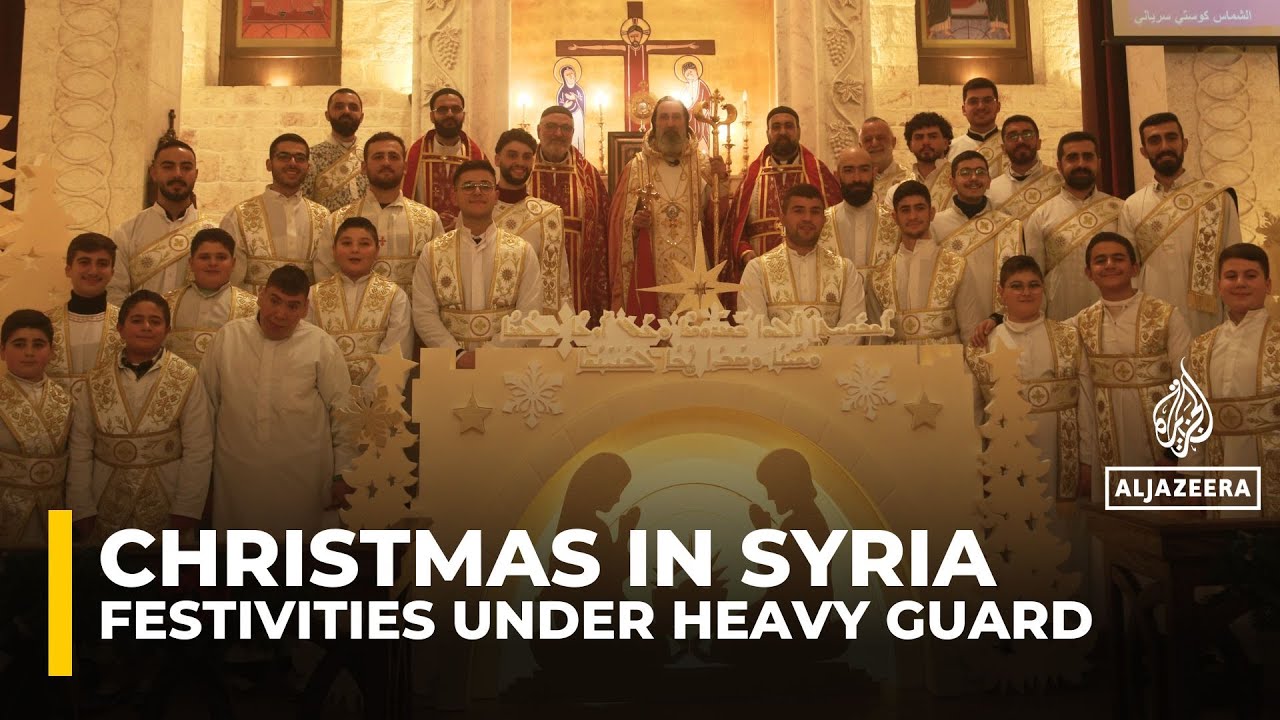Syrians celebrate Christmas amid uncertainty after renewed fighting in Aleppo
