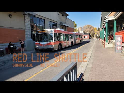 RED LINE SHUTTLE Sunnyside - 39 Street - NEW FLYER D60LFR #6007 (2007) CALGARY TRANSIT | KUBSSS