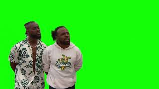 The New Day "what were you gonna say?" green screen