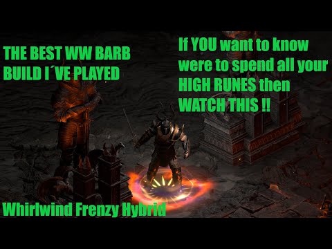 Diablo 2 Barbarian Guide: Unleashing the Whirlwind Frenzy Hybrid Build in Diablo 2 Resurrected⚔️