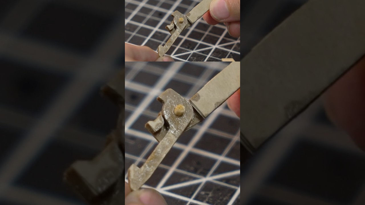 How to make a cardboard gun Part 3 | trigger