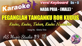 Download lagu PEGANGLAH TANGANKU ROH KUDUS KARAOKE  ROHANI KRISTEN NADA PRIA (MALE)  Do = D mp3