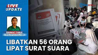 KPU Kota Pariaman Kerahkan 56 Petugas untuk Lipat Surat Suara Pilkada: Sehari Selesai 1000 Lembar