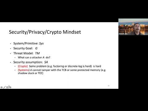 2021-22 CACR Speaker Series Somesh Jha, Ph.D. - Trustworthy machine learning...