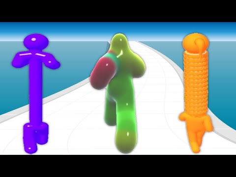 Tall Man Run vs Blob Runner 3D vs Long Neck Run - Triple Game