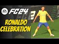 How to Cristiano Ronaldo Celebration in FC 24 - SIUUUU Celebration in EA Sports FC 24