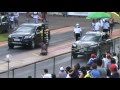 Audi Q7 vs. Infiniti FX Drag Race.
