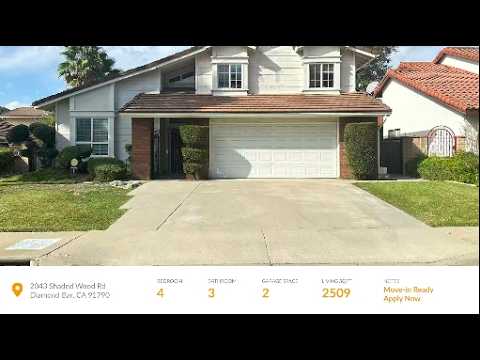 4 Bedrooms 3 bathrooms house in Diamond Bar property video