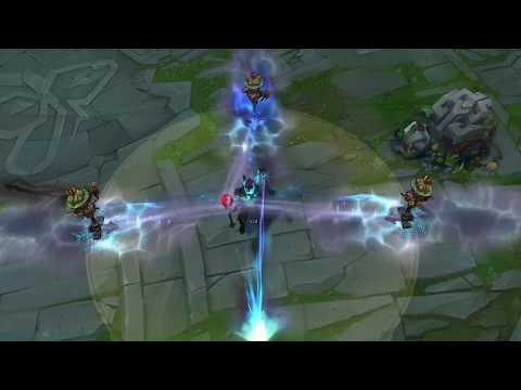 Four Blue Lazors, aka Death Sworn Viktor + Glacial Augment rune [PBE]