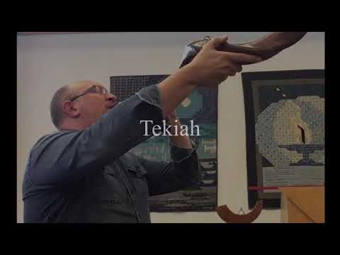Sounding the Shofar for Yom Kippur