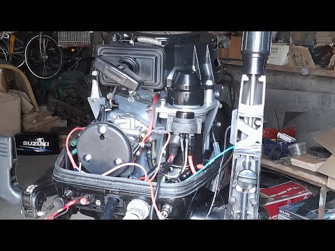 suzuki DT 30 + машинка газ реверс Yamaha 703