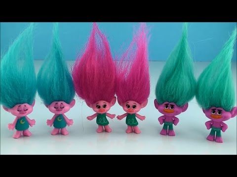 Dreamworks Trolls Twins Blind Bags Opening Series 2 Toy Surprises for Kids Video