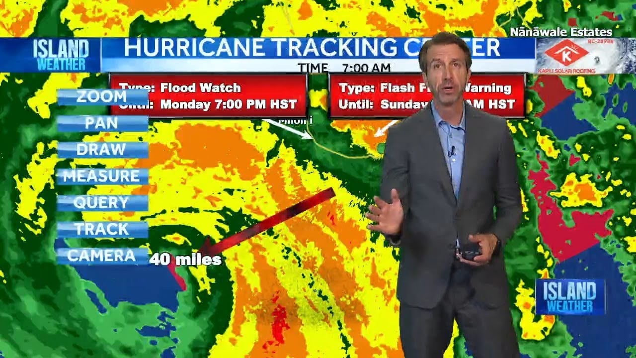 Hurricane Hone moves past heaviest impacts on the Big Island as it goes West