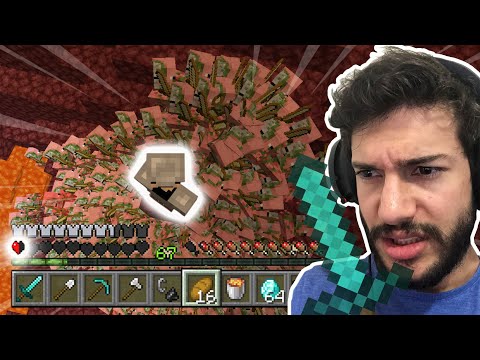MİNECRAFT'ta İLK KEZ NETHER'a GİTTİM!! (acıklı son) Bölüm 5