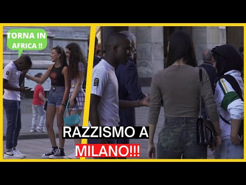 INSULTI RAZZISTI A MILANO [Esperimento Sociale] - prt2| AmadouTV