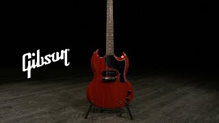 Video thumbnail for Gibson SG Junior, Vintage Cherry | Gear4music demo by Gear4music Guitars