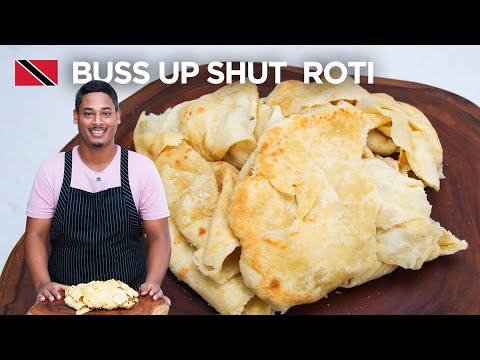 Easy Buss Up Shut Roti Recipe by Chef Shaun πΉπΉ Foodie Nation