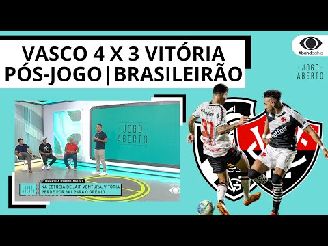 VASCO 4 X 3 VITÓRIA - RUBRO-NEGRO É DERROTADO POR 4X3 PARA O VASCO EM JOGO DE VIRADAS