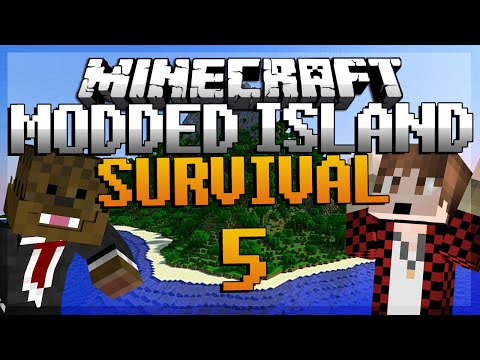 Minecraft Survival Island Mods Ep. 5 "NETHER EXPLORERS" w/ BajanCanadian! | JeromeASF