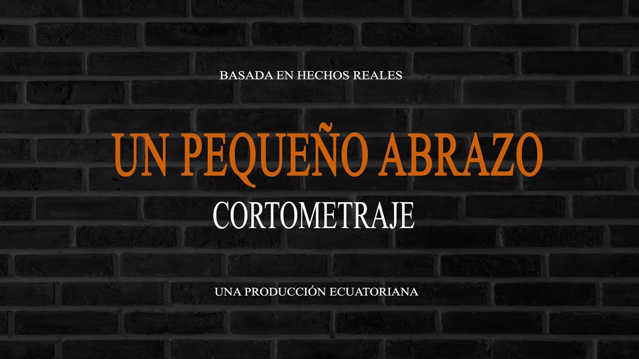 UN PEQUEÑO ABRAZO / CORTOMETRAJE ECUATORIANO