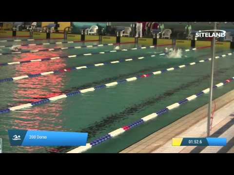 Serie 4 dei 200 Dorso  Assoluti Femmine Master - Campionati Regionali Master 2015 VENETO e FRIULI V