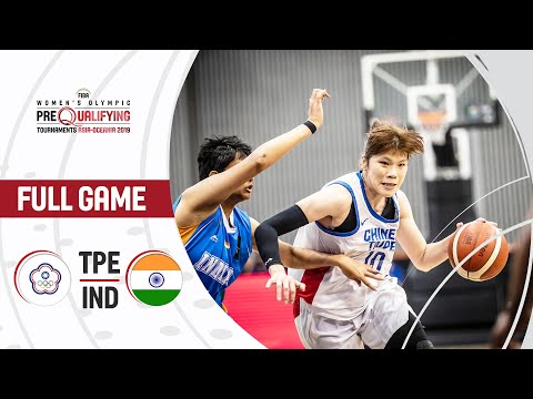 Chinese Taipei v India - Full Game - FIBA Women's Olympic Pre-Qualifying Tournaments 2019