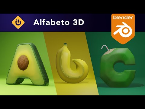 Alfabeto 3D - 36 days of type -  Alphabet A Z