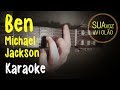Ben - Michael Jackson - Karaoke - Acoustic guitar