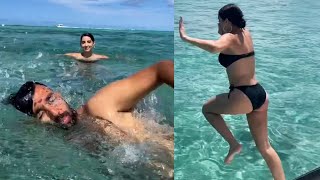 Nora Fatehi Enjoying With Boyfriend On A Mauritius