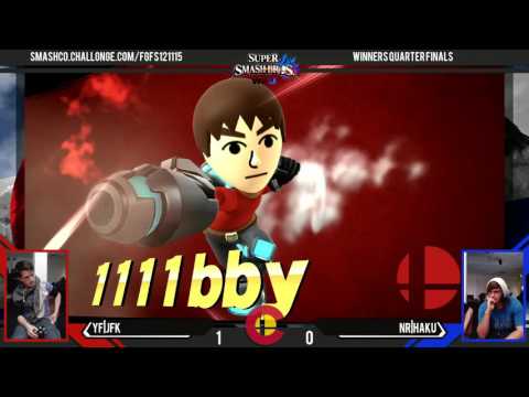 FGF22 - YF|JFK (Mii Gunner, Yoshi) Vs. NR|Haku (Mario) - WQF