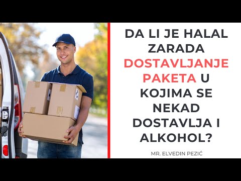 Da li je halal zarada dostavljanje paketa u kojima se nekad dostavlja i alkohol? - mr. Elvedin Pezić