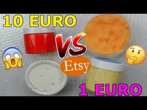 SLIME COMPRATI DA 10 EURO CONTRO SLIME 1 EURO DA ETSY *FATTI IN CASA!* Iolanda Sweets