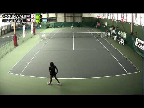 OGUNWALE (GBR) vs HAVLICKOVA (CZE) - Open Super 12 Auray Tennis - Court 1