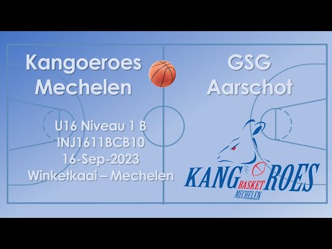2023-09-16 Kangoeroes Mechelen - GSG Aarschot  - U16 A