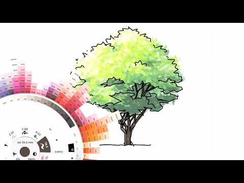 Concepts App Tips - Tree elevation template on iPad Pro