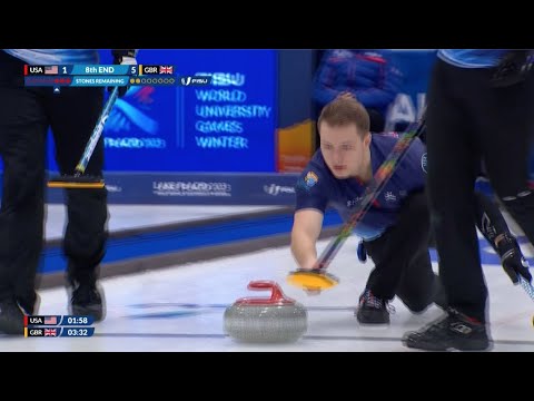 Highlights Day 9 Curling Men #lakeplacid2023