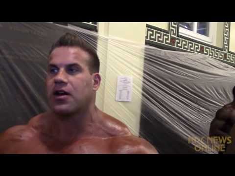 Jay Cutler Backstage at the 2013 NPC/IFBB Pittsburgh Championships