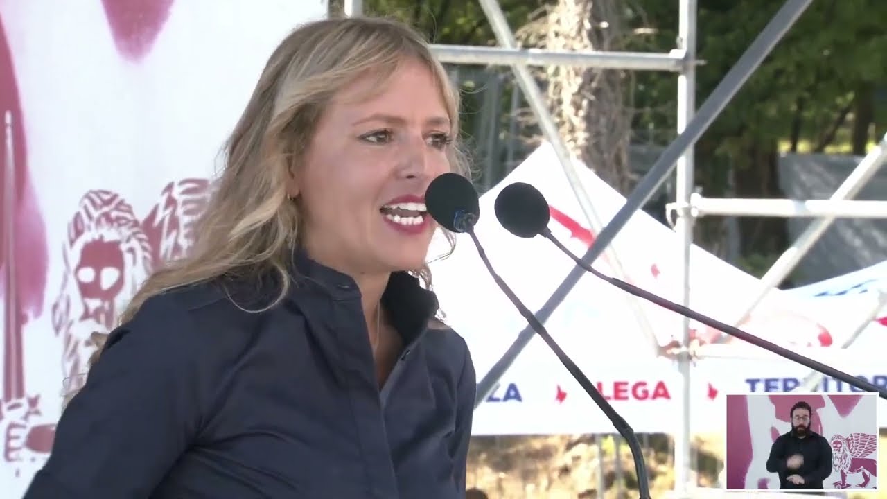 SILVIA SARDONE INTERVIENE A PONTIDA 2026