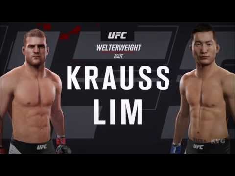 EA Sports UFC 2 - Pascal Krauss vs Hyun Gyu Lim | Gameplay (HD) [1080p60FPS]