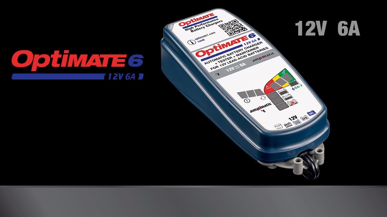 TecMate OptiMate 6 - 6A 12V Battery Charger Video