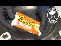 REESE S WHITE PEANUT BUTTER CUPS Ice Cream Rolls ASMR Oddly Satisfying Street Food Sound